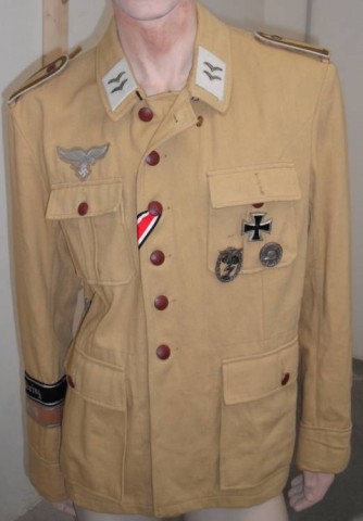 I - MILITARIA STORICA -  - GIACCA TROPICALE LUFTWAFFE