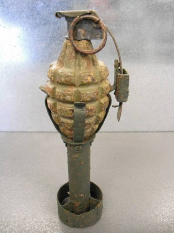 F - ARMI DISATTIVATE -  - BOMBA DA FUCILE GARAND