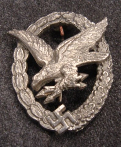 I - MILITARIA STORICA -  - Fliegersch�tzenabzeichen mit Blitzb�ndel