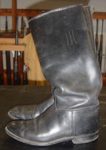 I - MILITARIA STORICA -  - REI/PNF   STIVALI UFF. PELLE NERA 