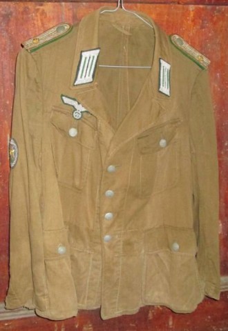 I - MILITARIA STORICA - DIVISE (DI) - HEER - DAK  GIACCA M.43  Uff. GJ