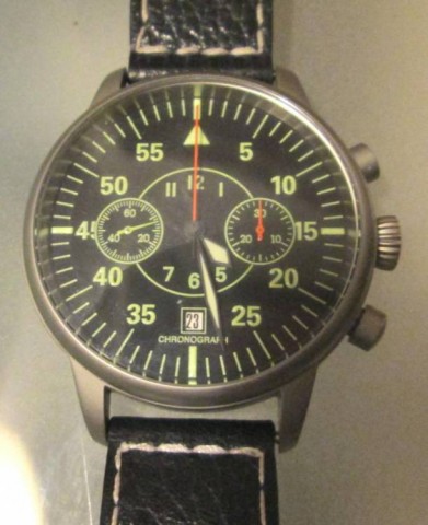 P - OROLOGI - OROLOGI DA POLSO (P) - POLJOT  Flugkapitan Chronograph