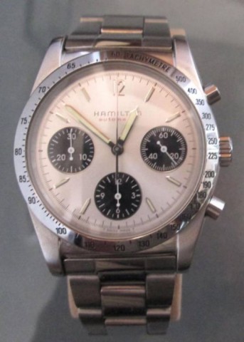 P - OROLOGI -  - HAMILTON  Tachymetre Chronograph Acciaio