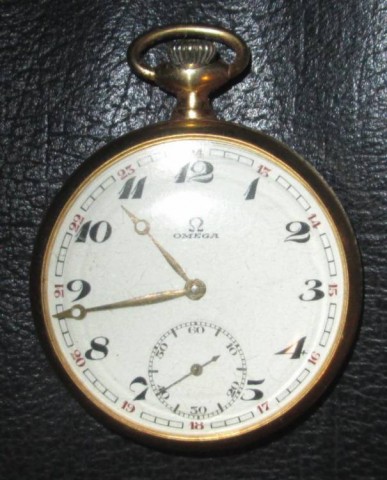 P - OROLOGI -  - OMEGA Pocket Watch Gold Plated