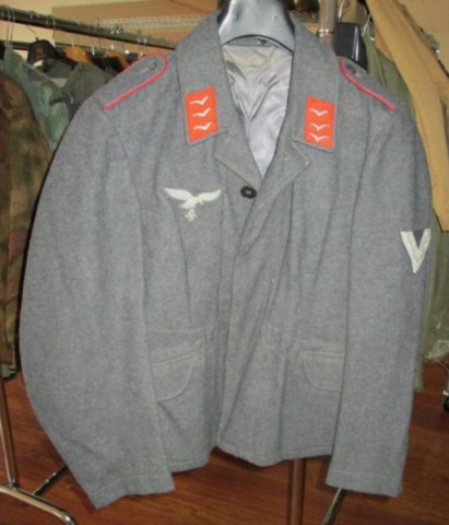 I - MILITARIA STORICA - DIVISE (DI) - LW  FLIEGERBLUSE  OBERGEFRAITER FLAK  2^ TIPO