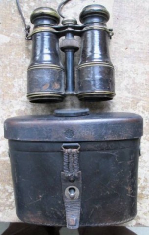 I - MILITARIA STORICA -  - HEER I GM  Dienstglas + CUSTODIA C/BUSSOLA