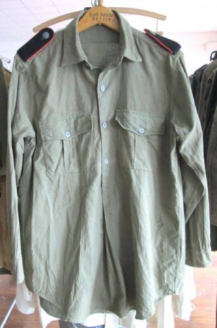 I - MILITARIA STORICA -  - W-SS  CAMICIA AERTEX + SPALLINE ART.