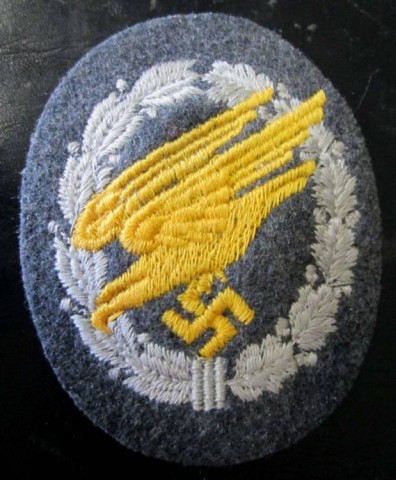 I - MILITARIA STORICA - DECORAZIONI (D) - BREVETTO  LW-FJ  IN STOFFA