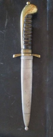 D - ARMI BIANCHE - COLTELLI - PUGNALI  (CP) - PUGNALE M.V.S.N. M.23 DA UFF. IN BRONZO
