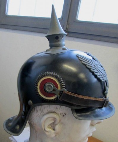I - MILITARIA STORICA - ELMETTI (E) - PICKELHAUBE  JAGER ZU PFERDE M.1915 PRUSSIA