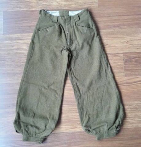 I - MILITARIA STORICA - DIVISE (DI) - REI	  A.I.  PANTALONI UFF. LUNGHI LANA