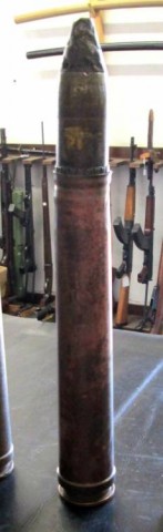 F - ARMI DISATTIVATE -  - PROIETTILE  PAK.35  3,7 x 26,4 cm.  (1)