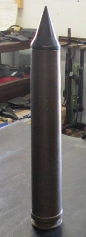 F - ARMI DISATTIVATE -  - PROIETTILE  PAK.35  3,7 x 26,4 cm.  (2)