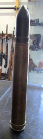 F - ARMI DISATTIVATE -  - PROIETTILE  PAK.35  3,7 x 26,4 cm.  (3)