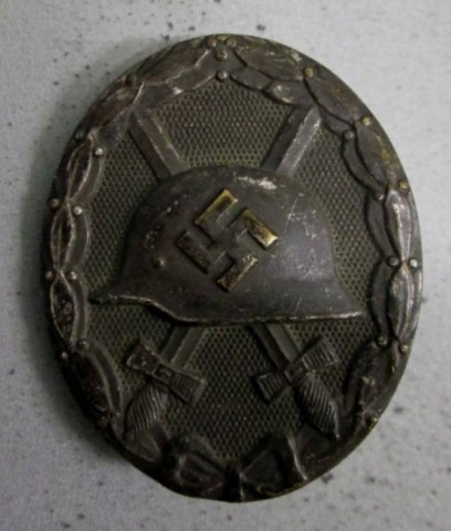 I - MILITARIA STORICA - DECORAZIONI (D) - DISTINTIVO FERITI NERO  1^ Cl. (2)  Pieno