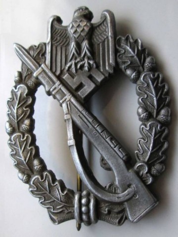 I - MILITARIA STORICA - DECORAZIONI (D) - DISTINTIVO Infanterie Sturmabzeichen  in Silber