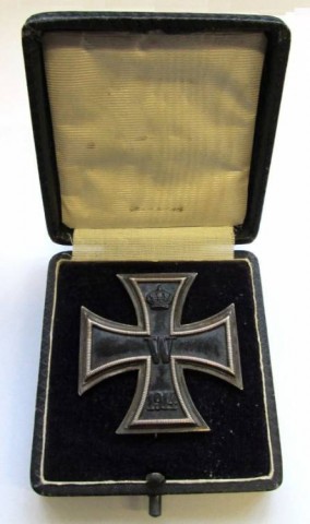 I - MILITARIA STORICA - DECORAZIONI (D) - CROCE DI FERRO I CL. 1914 + SCATOLA