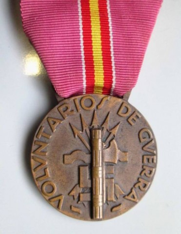 I - MILITARIA STORICA - DECORAZIONI (D) - Medaglia Volontari della Guerra di Spagna