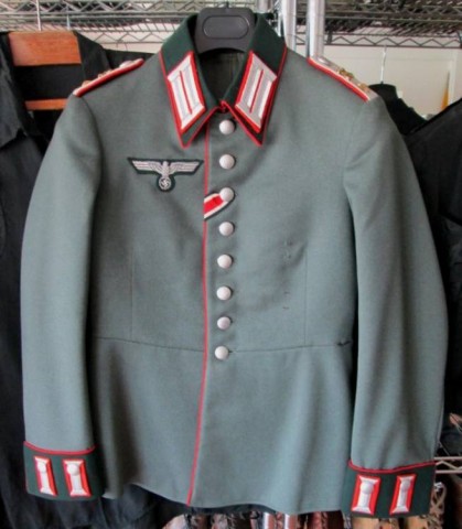 I - MILITARIA STORICA -  - HEER	WAFFENROCK UFF.  ART. PESANTE