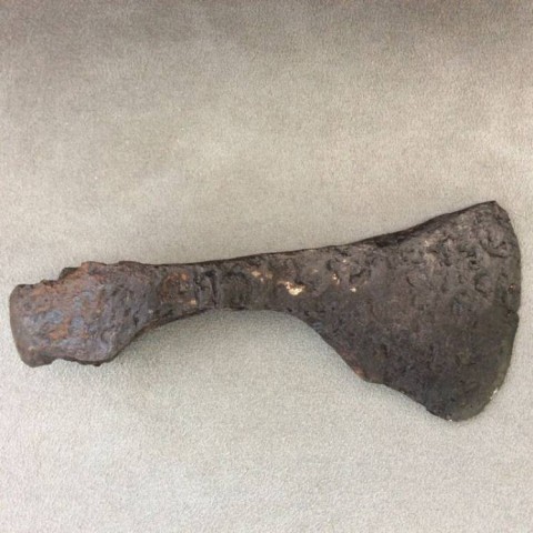 B - ARCHEOLOGIA -  - Ascia Altomedievale Vichinga in  Ferro �  VIII-XI sec. d.C. (213)