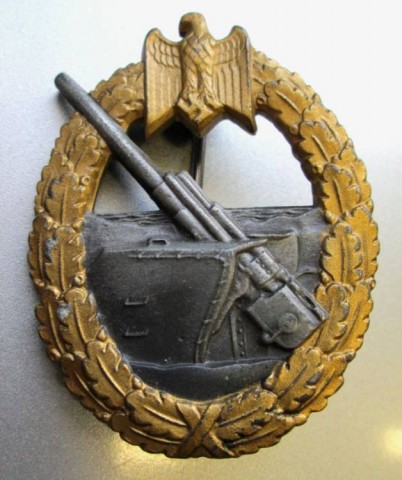 I - MILITARIA STORICA - DECORAZIONI (D) - BREVETTO KM  ARTIGLIRIA COSTIERA
