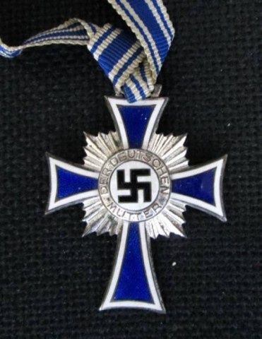 I - MILITARIA STORICA -  - CROCE delle MADRI Argento c/Nastino