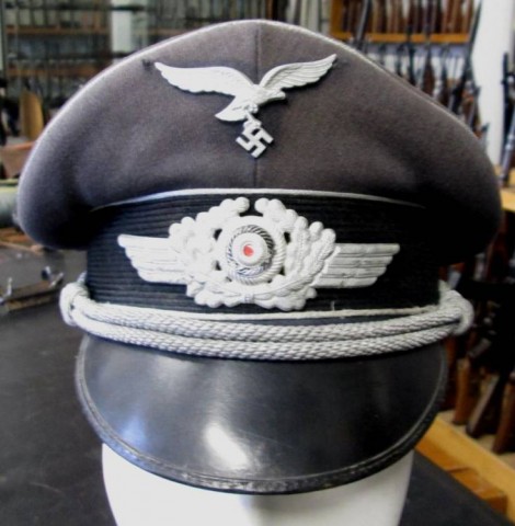 I - MILITARIA STORICA - COPRICAPI (C) - LW	SCHIRMUTZE  UFF.  (1)