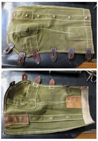 H - ACCESSORI - EQUIPAGGIAMENTO (EQ) - COPRIMECCANICA MAUSER K98K TELA VERDE.