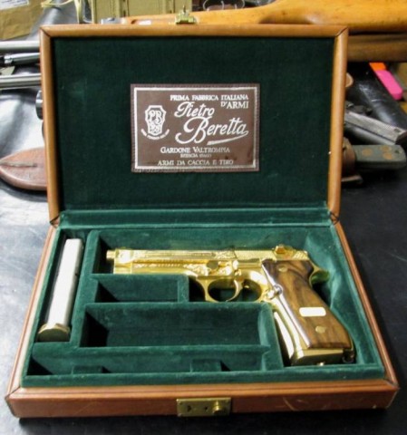 E - ARMI ATTIVE -  - BERETTA M. 98 FS DE LUXE GOLD