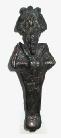 B - ARCHEOLOGIA -  - EGITTO  STATUETTA Osiride in Bronzo  ca. 664 - 343 AC (XXVI - XXX Dynastia)