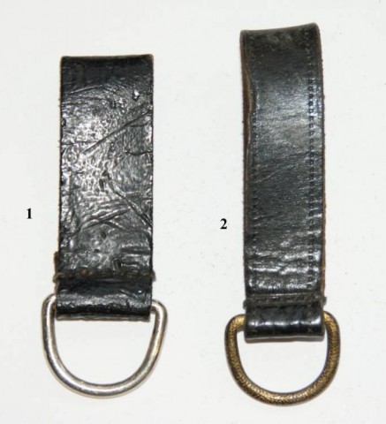 I - MILITARIA STORICA - FIBBIE E CINTURONI (FC) - N� 2 PASSANTI X CINTURONE UFF. 