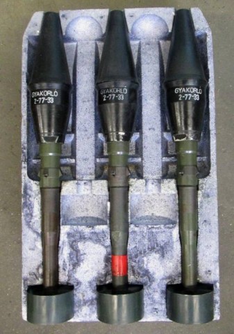 F - ARMI DISATTIVATE -  - GRANATA AT (Anti Tank)  DA ESERCITAZIONE PER AK/AKM/M70