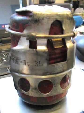 F - ARMI DISATTIVATE -  - BOMBA A MANO S.R.C.M. M.35 Rossa (e)