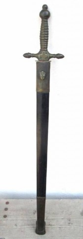 D - ARMI BIANCHE - SPADE (S) - DAGA SOTT. M.1848  GUARDIA NAZIONALE PIEMONTESE.