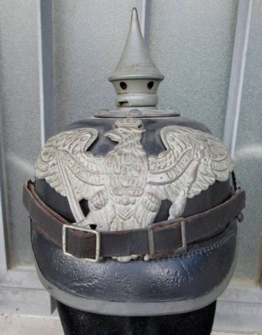 I - MILITARIA STORICA - ELMETTI (E) - PICKELHAUBE  M.1915  DRAGONI PRUSSIA.