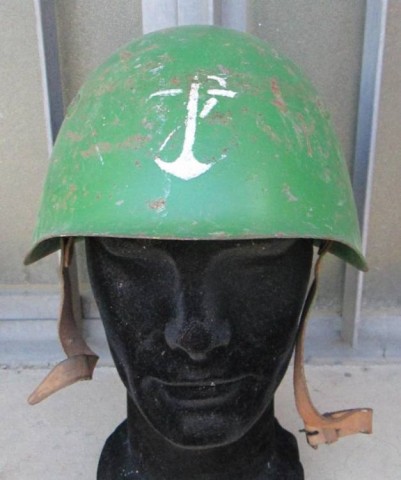 I - MILITARIA STORICA - ELMETTI (E) - MMI   ELMETTO M.33  VERDE BOTTIGLIA  CON FREGIO.