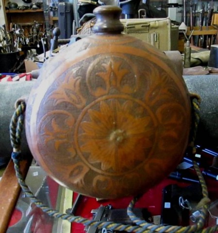 C - ARMI ANTICHE - FUCILI (F) - FIASCA da POLVERE  SEC. XVIII 							220,00 	