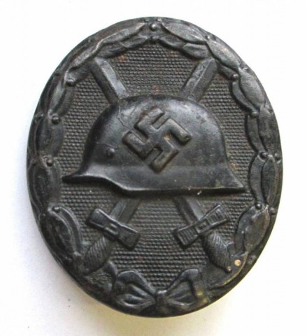 I - MILITARIA STORICA -  - DISTINTIVO FERITI NERO  1^ Cl. MA  (2).