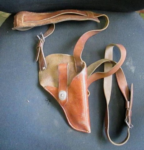 N - ESERCITO/MARINA  >1945 -  - USA	  FONDINA ASCELLARE PISTOLA AUTOMATICA POLICE	.