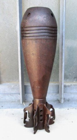 F - ARMI DISATTIVATE - GRANATE-PROIETTILI (GP) - IT  BOMBA MORTAIO M.35 da 81 mm.  (1)