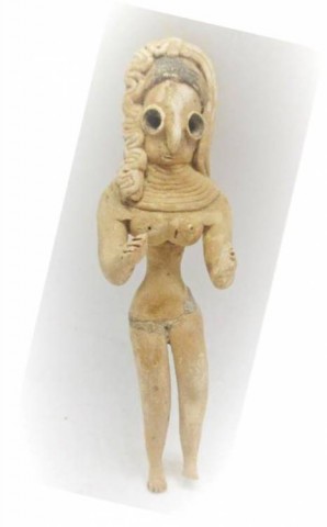  -  - Scultura muliebre in terracotta �Idolo della Fertilit�� Valle dell�Indo, Pakistan. 3300-2500 a.C. (321)