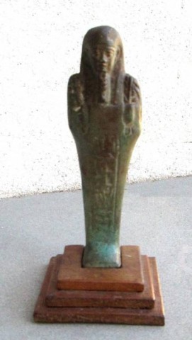 B - ARCHEOLOGIA - SCULTURE (SC) - EGITTO  USHABTI  ca. 664 - 343 AC (XXVI - XXX Dynastia)  H. mm. 122.