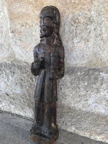 A - ANTIQUARIATO - SCULTURE (SC) - Scultura in Legno �Santa Maria Maddalena�.   Francia,  Sec. XIV.