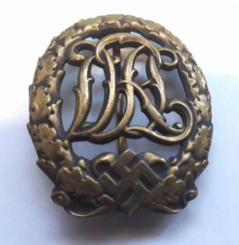 I - MILITARIA STORICA -  - DISTINTIVO  �DRL�   III    Kl.  c./Swa. + Attestato (1)