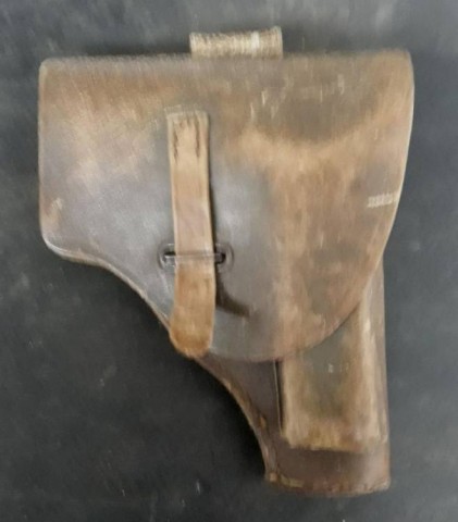 I - MILITARIA STORICA - EQUIPAGGIAMENTO (EQ) - REI  FONDINA PISTOLA  BERETTA M.34 CUOIO VERDE (1)