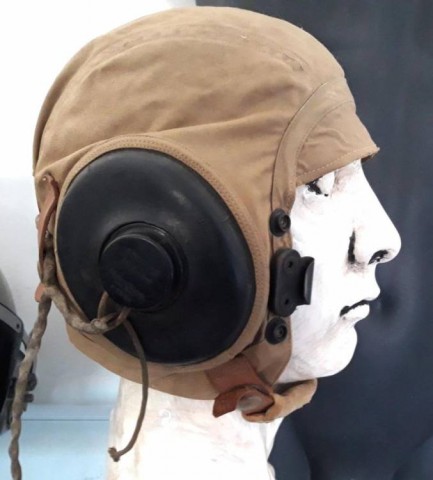 I - MILITARIA STORICA -  - USAAF	CUFFIA  �AN-H-15� DA VOLO ESTIVA + AURICOLARI.