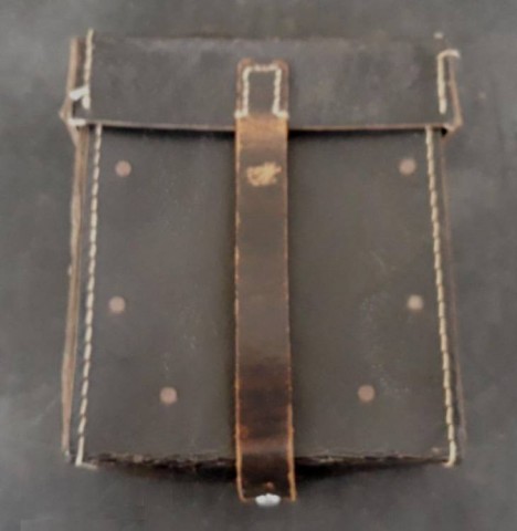 H - ACCESSORI - PARTI DI ARMA (PA) - GIBERNA  CUOIO PULIZIA  MG.34	