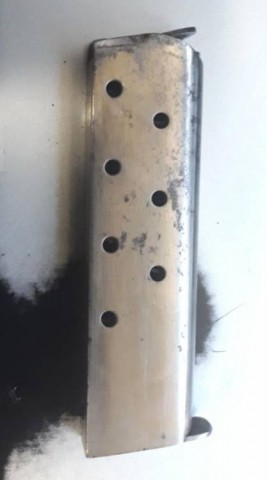 H - ACCESSORI - SERBATOI - SERBATOIO  PISTOLA  WEBLEY & SCOTT Mod. 1906  Cal. 7,65 Br.	