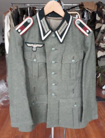 I - MILITARIA STORICA -  - HEER  GIACCA MOD. 36  SOTT. 109� Rgt. Artiglieria.