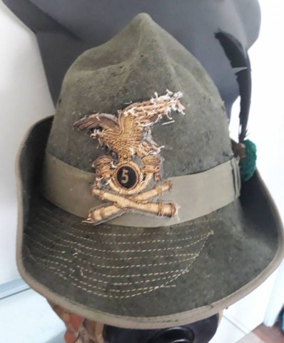 I - MILITARIA STORICA - COPRICAPI (C) - REI   CAPPELLO UFF. ALPINI (1).							280,00